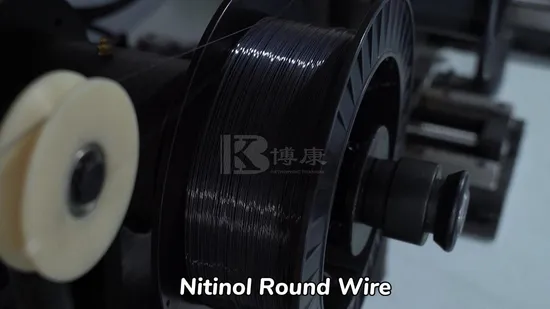 ASTM F2063 0.2~1.5mm Nickel Titanium Shape Memory Alloy Nitinol Wire