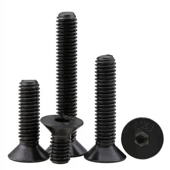 Flat Head Hexagon Socket Head Boltflat Cup Machine Screw Titanium Alloy 