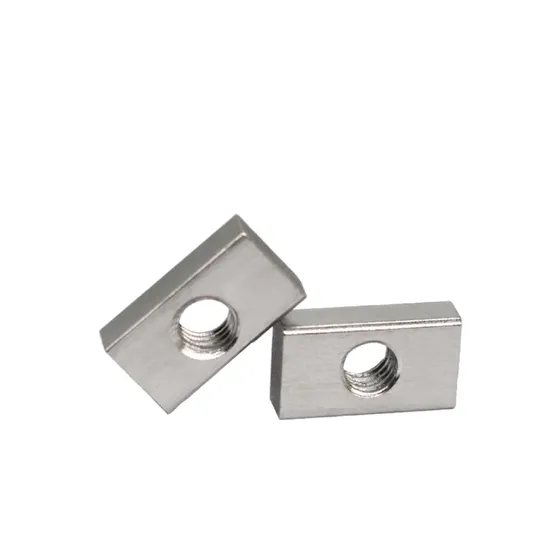 DIN557 High Quality Stainless Steel 304 Titanium Polished Square Nut 