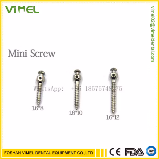 Orthodontic Mini Screw Titanium Ortho Micro Screws Driver Dental Materials