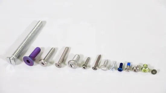 Pure Titanium Gr1 Gr2 Anodized Blue Pan Head Phillips Machine Screw 