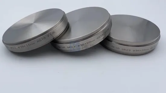 98mm Dental Titanium Alloy Disc Block Gr5 Restoration CAD Cam Dentist Materials 
