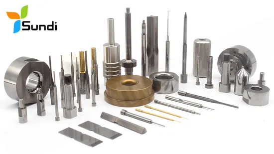Custom Precision Dlc Titanium Coating Metal Stamping Carbide Metal Steel HSS Piercing Ejector Punch Pins 