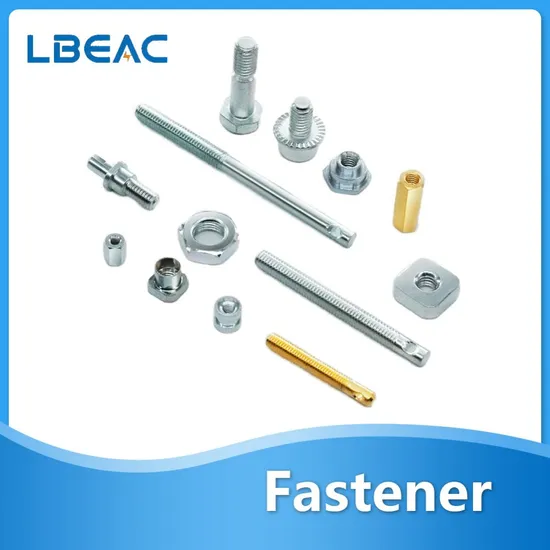 Lbeac Brand with ISO Certificate Customized High Quality CNC Lathe Turning Titanium Ball Stud Fasteners 