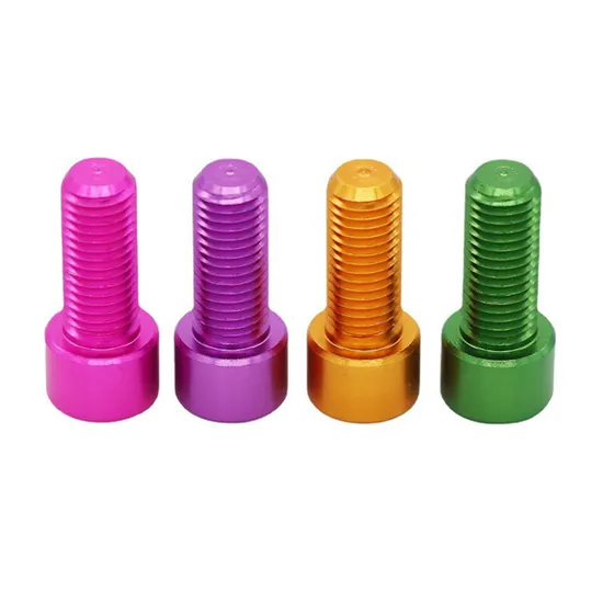 Gr5 Titanium High Strength Screws Titanium Full Thread Hexagon Socket Hex Screw 